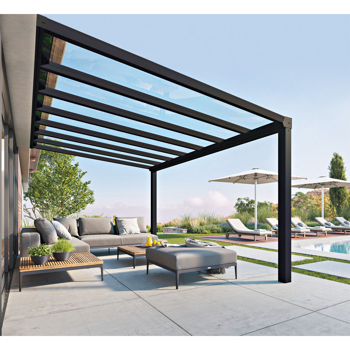 Glasdach-Veranda – Bild 1