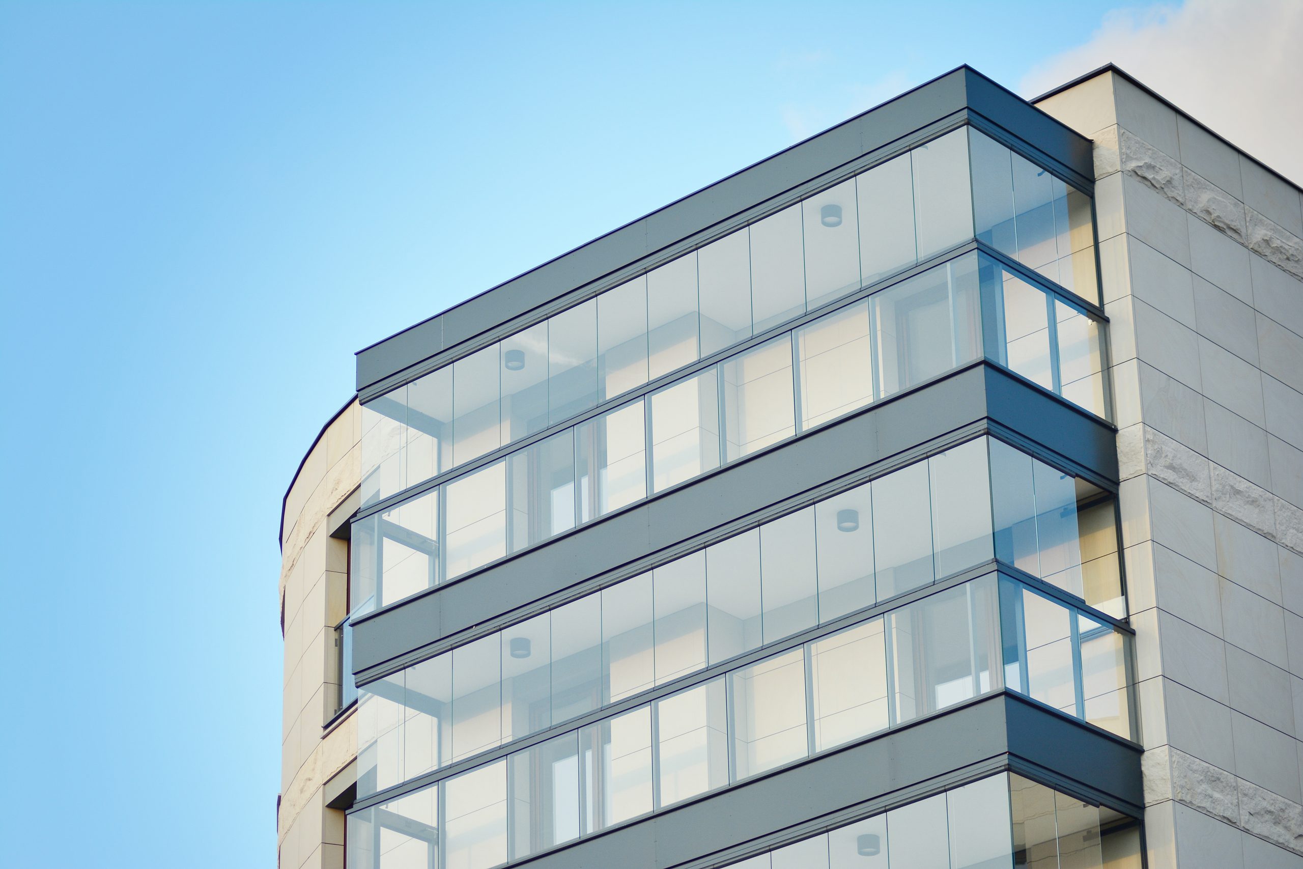 Abstract fragment of contemporary architecture. Faltglas-Systemen – Bild 1